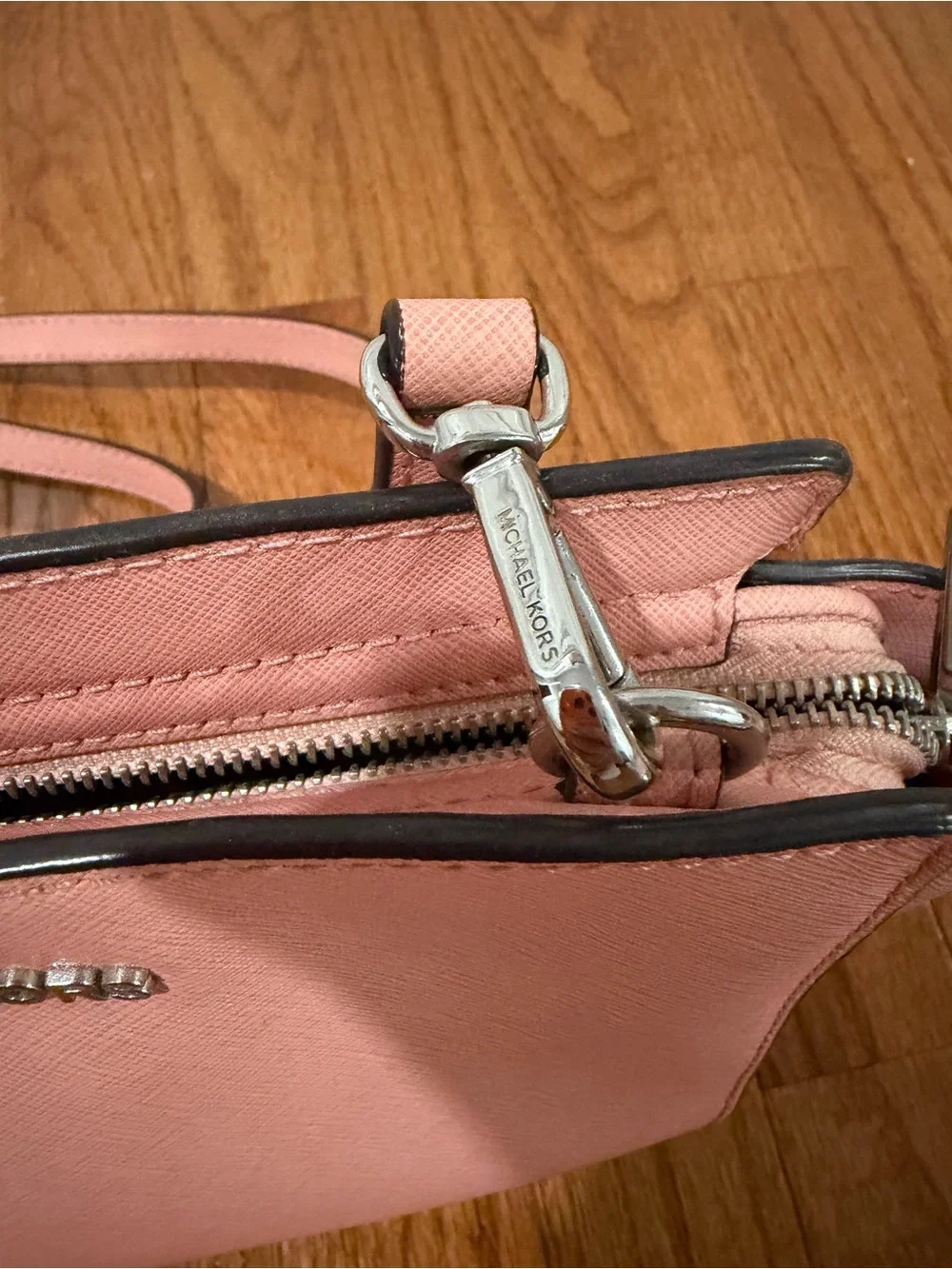 Michael Kors Blush Pink Saffiano Crossbody Bag